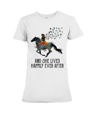 And She Lived Happily Ever After Premium Fit Ladies Tee tile