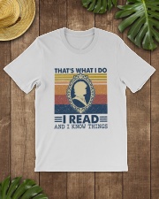 I Read and I Know Things Summer Vintage Classic T-Shirt lifestyle-mens-crewneck-front-18