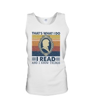 I Read and I Know Things Summer Vintage Unisex Tank tile