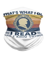 I Read and I Know Things Summer Vintage Neck Gaiter tile