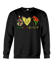 Peace Love Juneteenth Crewneck Sweatshirt tile