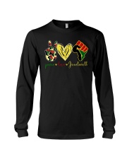 Peace Love Juneteenth Long Sleeve Tee tile