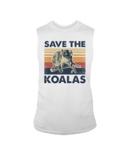 Retro vintage Save the koalas Sleeveless Tee tile