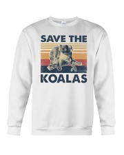 Retro vintage Save the koalas Crewneck Sweatshirt tile