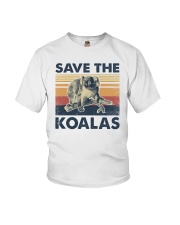 Retro vintage Save the koalas Youth T-Shirt tile