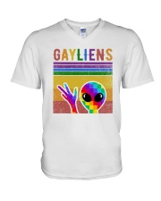 Gayliens V-Neck T-Shirt tile