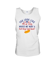 You look like the 4th of July Unisex Tank tile