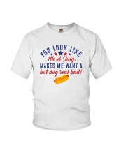 You look like the 4th of July Youth T-Shirt tile
