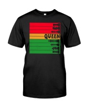Black queen The most powerful piece in the game Classic T-Shirt front