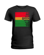 Black queen The most powerful piece in the game Ladies T-Shirt tile