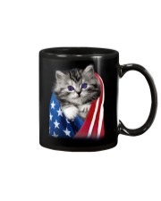 Cat American Flag Mug tile
