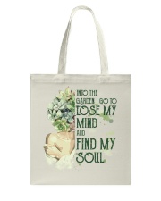 Into the garden I go Tote Bag tile