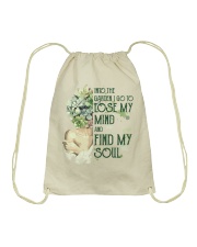 Into the garden I go Drawstring Bag tile