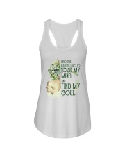 Into the garden I go Ladies Flowy Tank tile