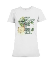 Into the garden I go Premium Fit Ladies Tee tile