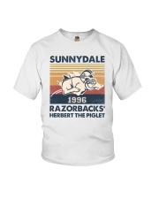 Sunnydale 1996 Razorbacks' Herbert the piglet Youth T-Shirt tile