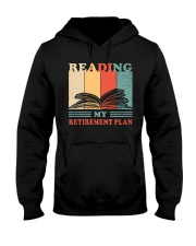 Reading My Retirement Plan Hooded Sweatshirt tile