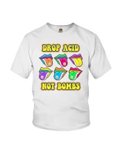 Drop acid not bombs Youth T-Shirt tile