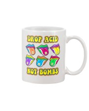Drop acid not bombs Mug tile