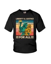 LGBT Liberty Justice For All Youth T-Shirt tile