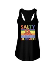 LGBT pride Mermaid salty lil' beach Ladies Flowy Tank tile
