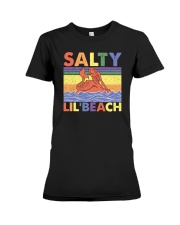 LGBT pride Mermaid salty lil' beach Premium Fit Ladies Tee tile