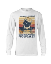 I Just Baked You Some Shut ThFucupcake Black Cat Long Sleeve Tee tile