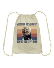 Mike Echo Oscar Whiskey Drawstring Bag tile