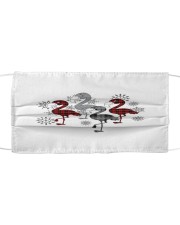 Christmas tartan flamingo Mask tile