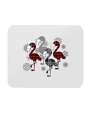 Christmas tartan flamingo Mousepad tile