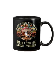 Meditation Magic Mushrooms Yoga Buddha Mug tile