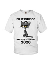 Cat first rule of 2021 Youth T-Shirt tile