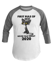 Cat first rule of 2021 Baseball Tee tile