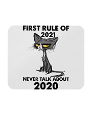 Cat first rule of 2021 Mousepad tile