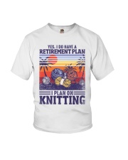 Knitting I Do Have A Retirement Plan Youth T-Shirt tile