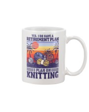 Knitting I Do Have A Retirement Plan Mug tile