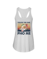 You're the one pho me Ladies Flowy Tank tile