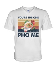You're the one pho me V-Neck T-Shirt tile