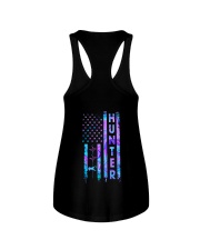 Summer Vibe Flag Hunter Hunting Deer Ladies Flowy Tank tile