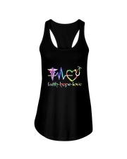 Health worker faith hope love Ladies Flowy Tank tile
