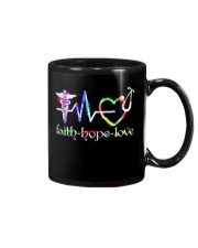 Health worker faith hope love Mug tile