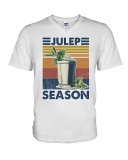 Julep season V-Neck T-Shirt tile
