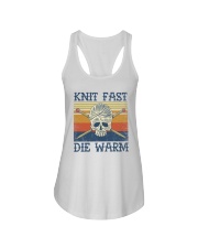 Knit fast Die warm Ladies Flowy Tank tile