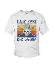 Knit fast Die warm Youth T-Shirt tile