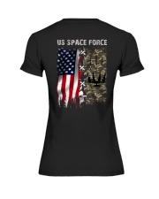 US Space Force American Flag Premium Fit Ladies Tee tile