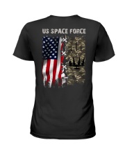 US Space Force American Flag Ladies T-Shirt tile