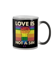 LGBTQ Love Is Not A Sin Color Changing Mug tile