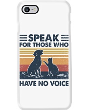 Retro vintage Speak for those Who have no voice Phone Case tile