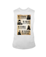 Firefighter Be Strong Be Brave Be Humble Sleeveless Tee tile