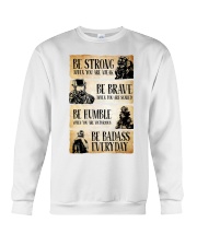 Firefighter Be Strong Be Brave Be Humble Crewneck Sweatshirt tile